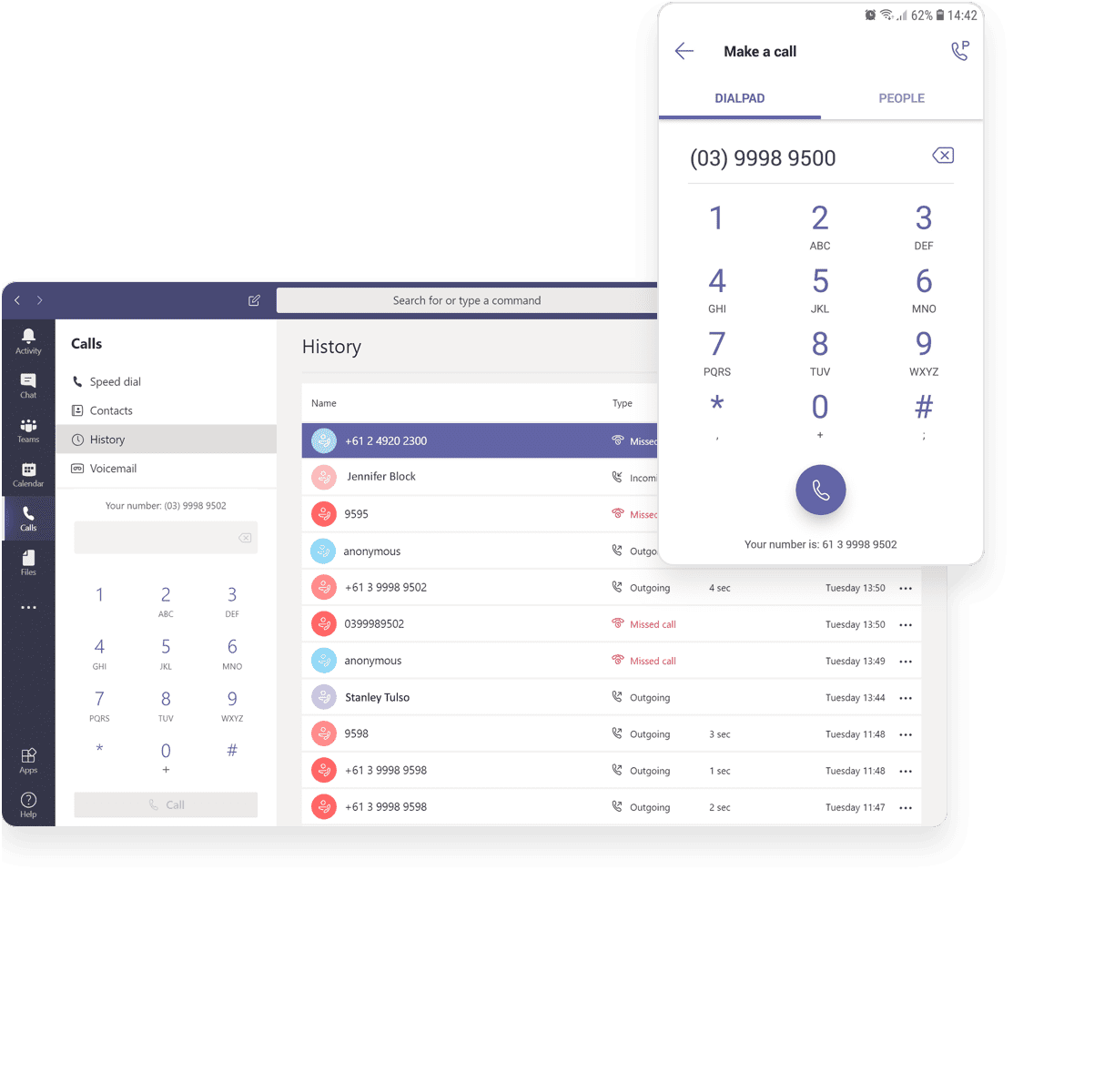 Microsoft Teams Calling Microsoft Teams Calling